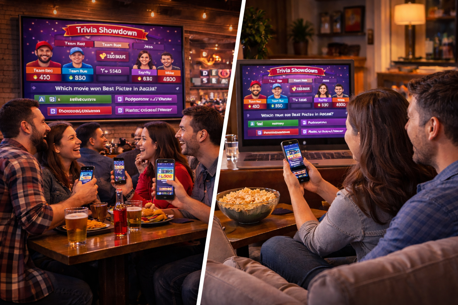 Players staying connected across venue and remote sessions.